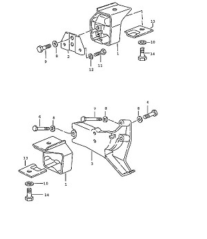 Porsche 924 Bracket
